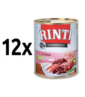 12x konzerva RINTI Kennerfleisch teľacie 800g