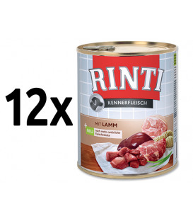 12x konzerva RINTI Kennerfleisch jahňa 800g