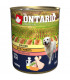 Konzerva ONTARIO Dog Chicken, Carrots and Salmon Oil 800g