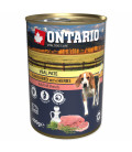 Konzerva ONTARIO Dog Veal Pate Flavoured with Herbs 400g