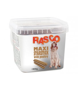 Pochúťka RASCO Dog hviezdy natural s hydinou 700g