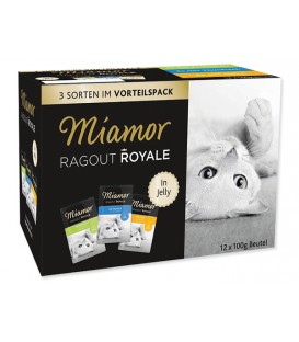 Kapsičky MIAMOR Ragout Royale kura, tuniak, králik v želé multipack 1200g