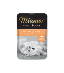 Kapsička MIAMOR Ragout Royale Kitten hydinové v želé 100g