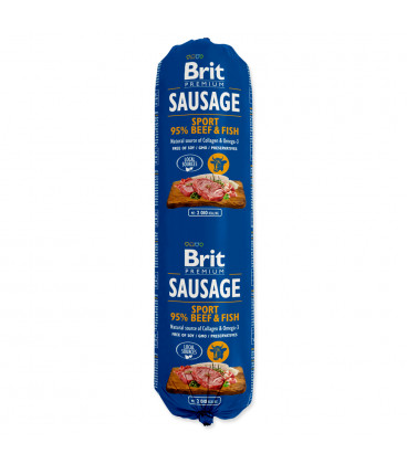 Saláma BRIT Premium Sausage Sport - Beef & Fish 800g