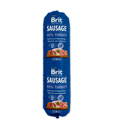 Saláma BRIT Premium Dog Sausage Turkey 800g