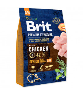 BRIT Premium by Nature Senior S+M 3kg
